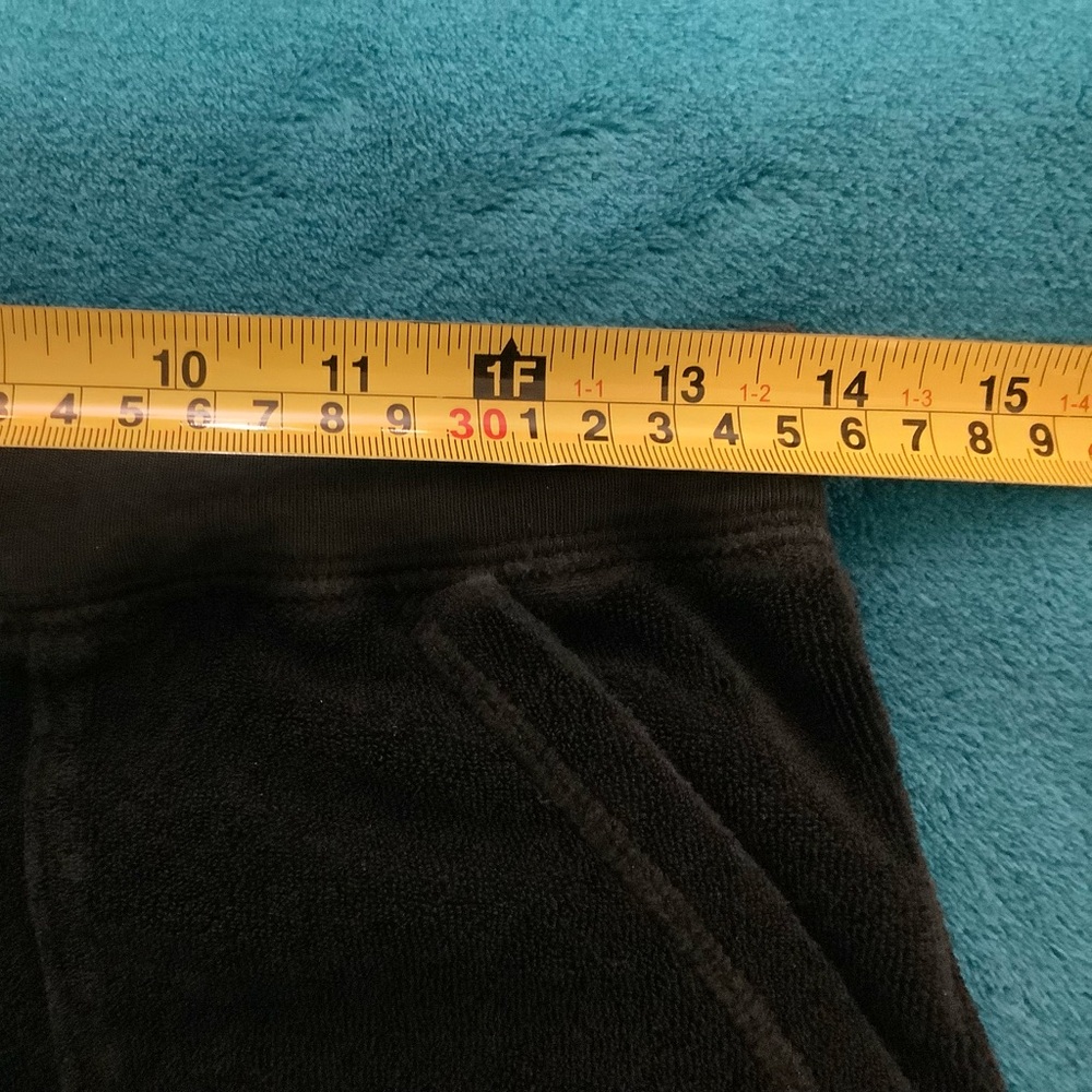 Juicy Couture Terry Shorts 28 x 17 Zip Up Hoodie XSP/SP - Picture 10 of 14